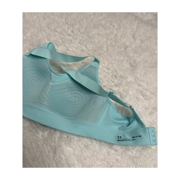 NWT Under Armour Continuum High Support Sports Bras Set S — Pink & Aqua - Picture 7 of 11